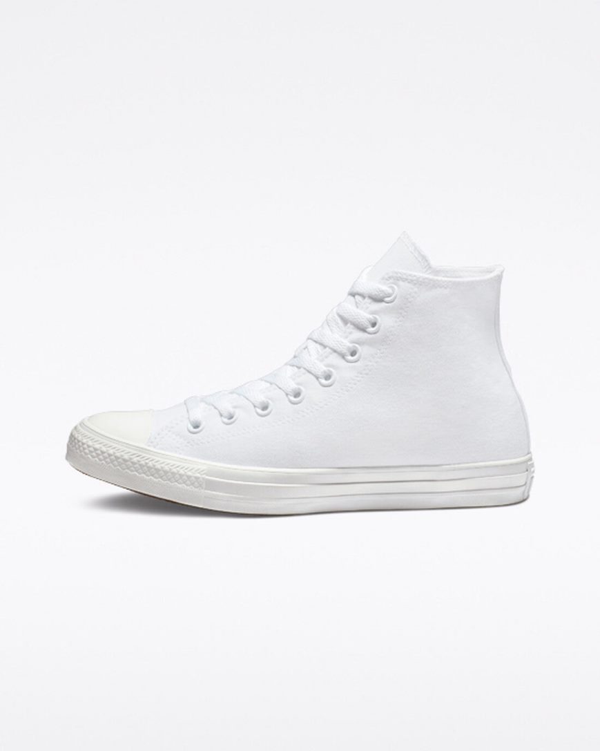 Dámské Boty Vysoké Converse Chuck Taylor All Star Classic Bílé | CZ CJTY52